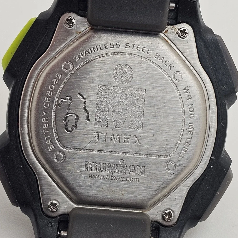 Timex T5K824 Ironman Triathlon 30 Lap Full Size Sport Watch. Works!